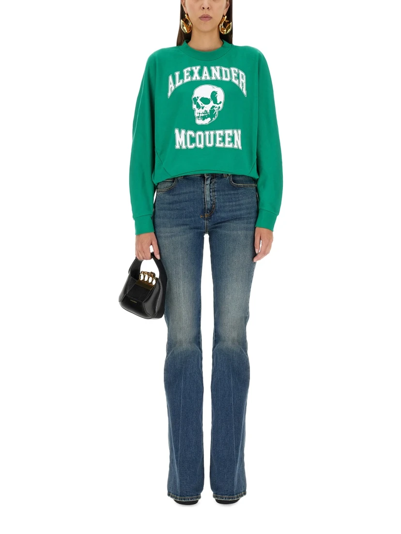VARSIITY SKULL SWEATSHIRT