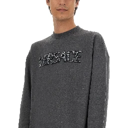 SWEATSHIRT WITH CROCODILE LOGO