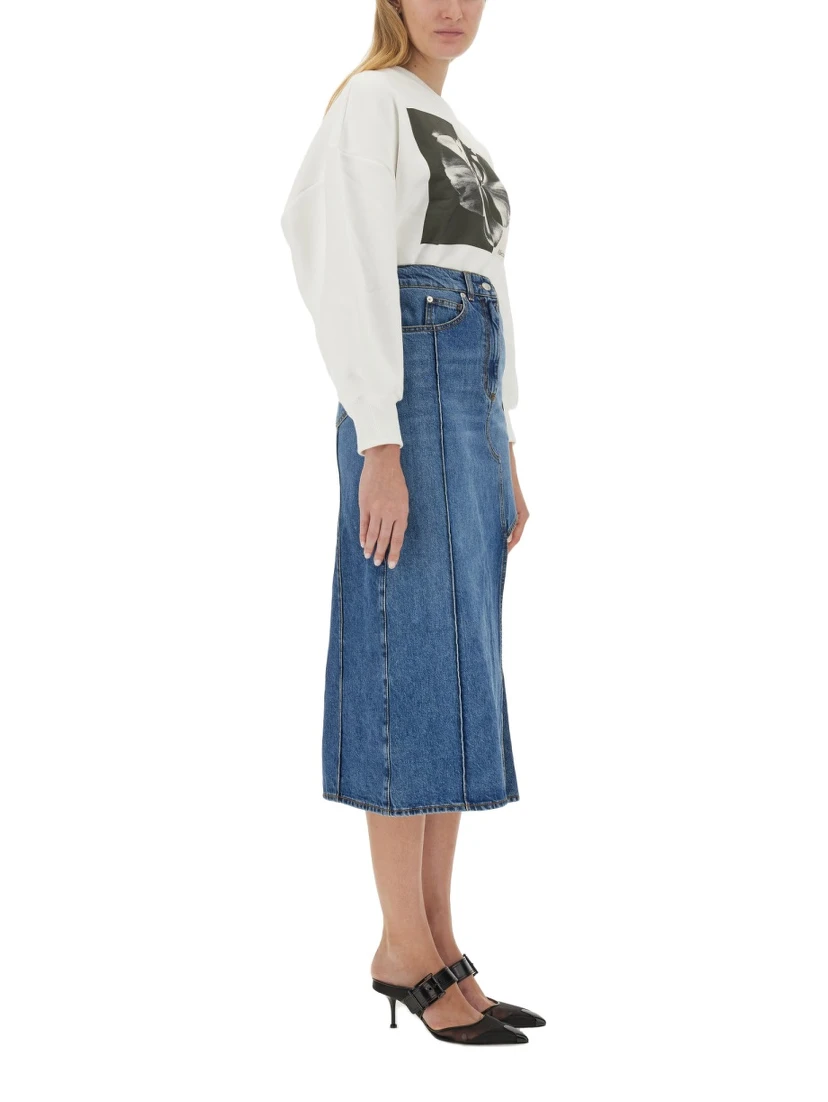 PENCIL SKIRT WITH CUT-OUT