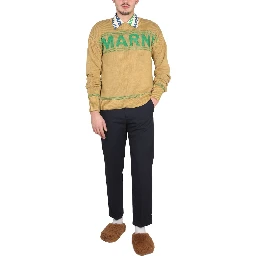 KNIT SWEATSHIRT WITH LOGO