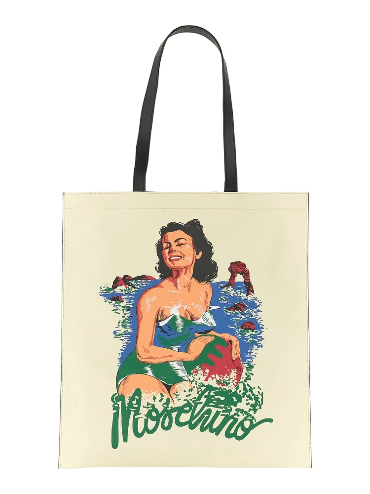 HAWAIIAN PRINT TOTE BAG