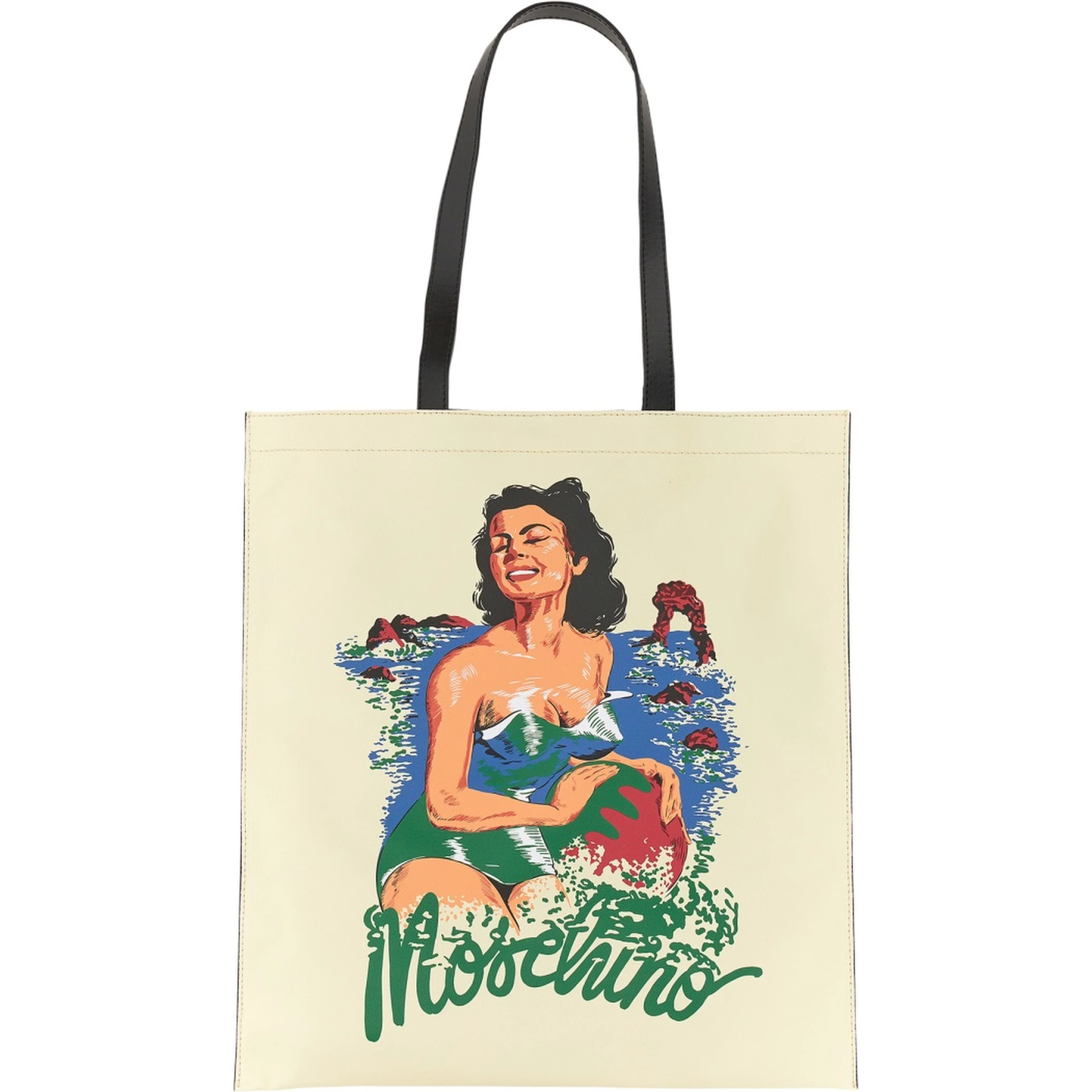 HAWAIIAN PRINT TOTE BAG