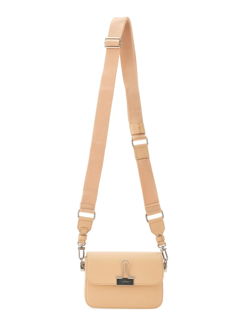 SMALL LEATHER BINDER BAG