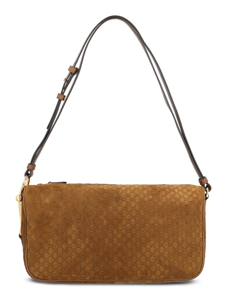 Half Horsebit Medium Shoulder Bag