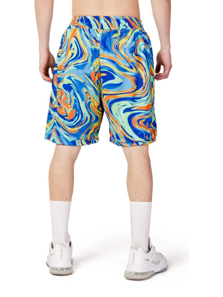 Blue Polyester Bermuda Shorts alternative