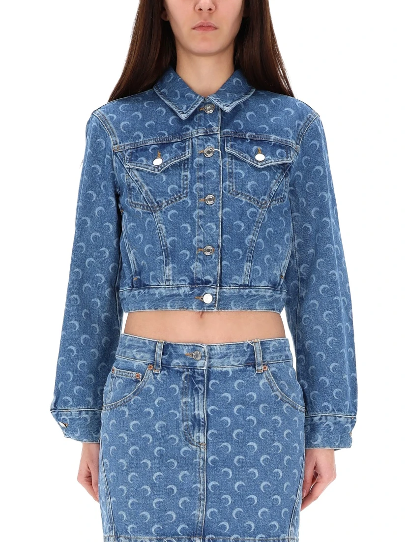 "MOON LASER" SHORT JACKET