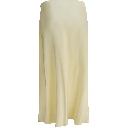 Satin midi skirt