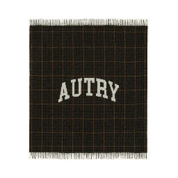 Coperta Check Con Maxi Logo Unisex