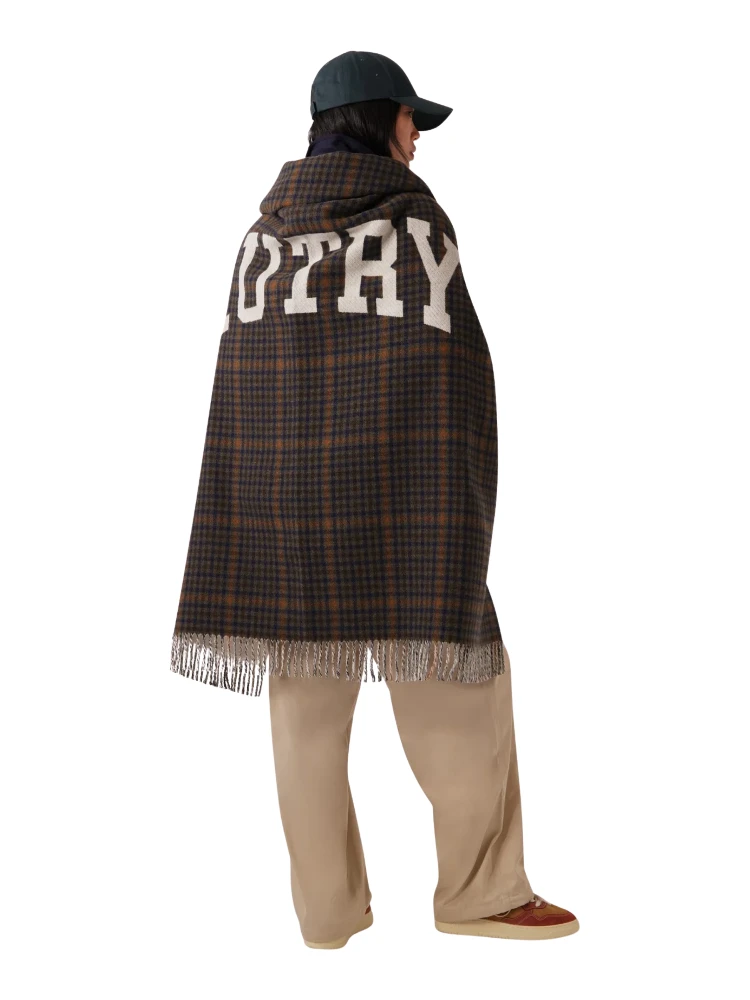Coperta Check Con Maxi Logo Unisex alternative