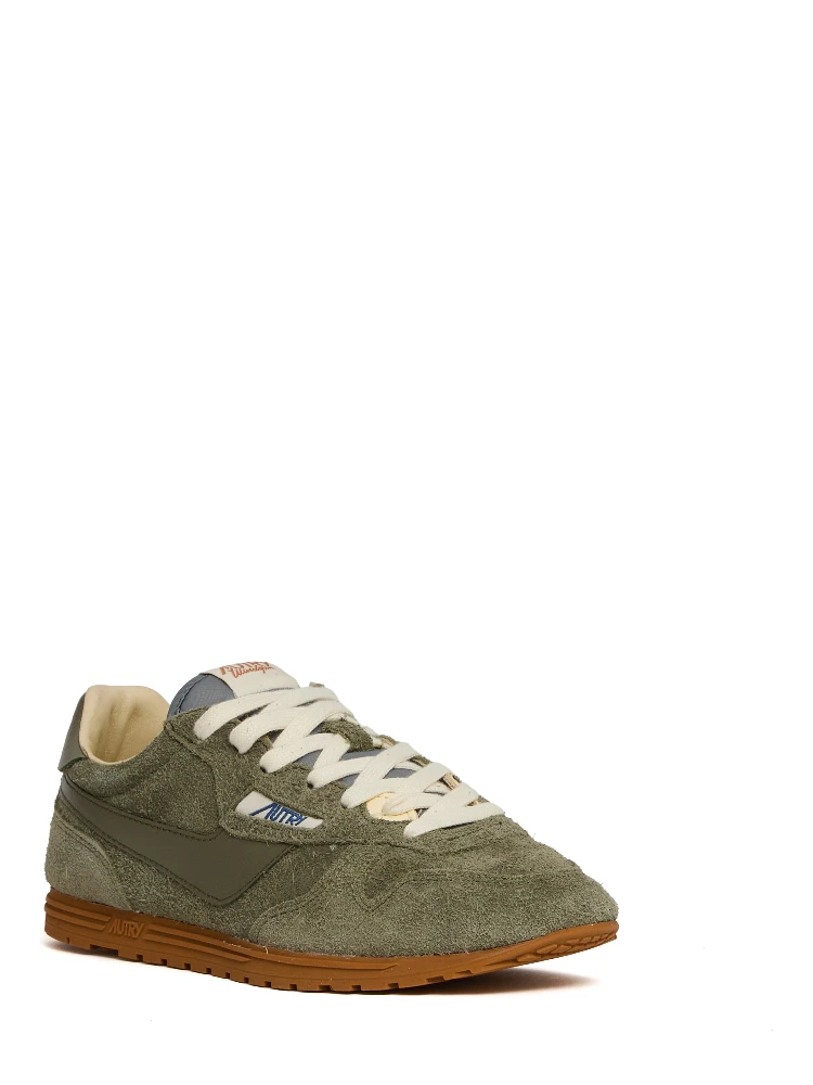 Sneakers Windspin Low In Suede, Pelle Moss alternative