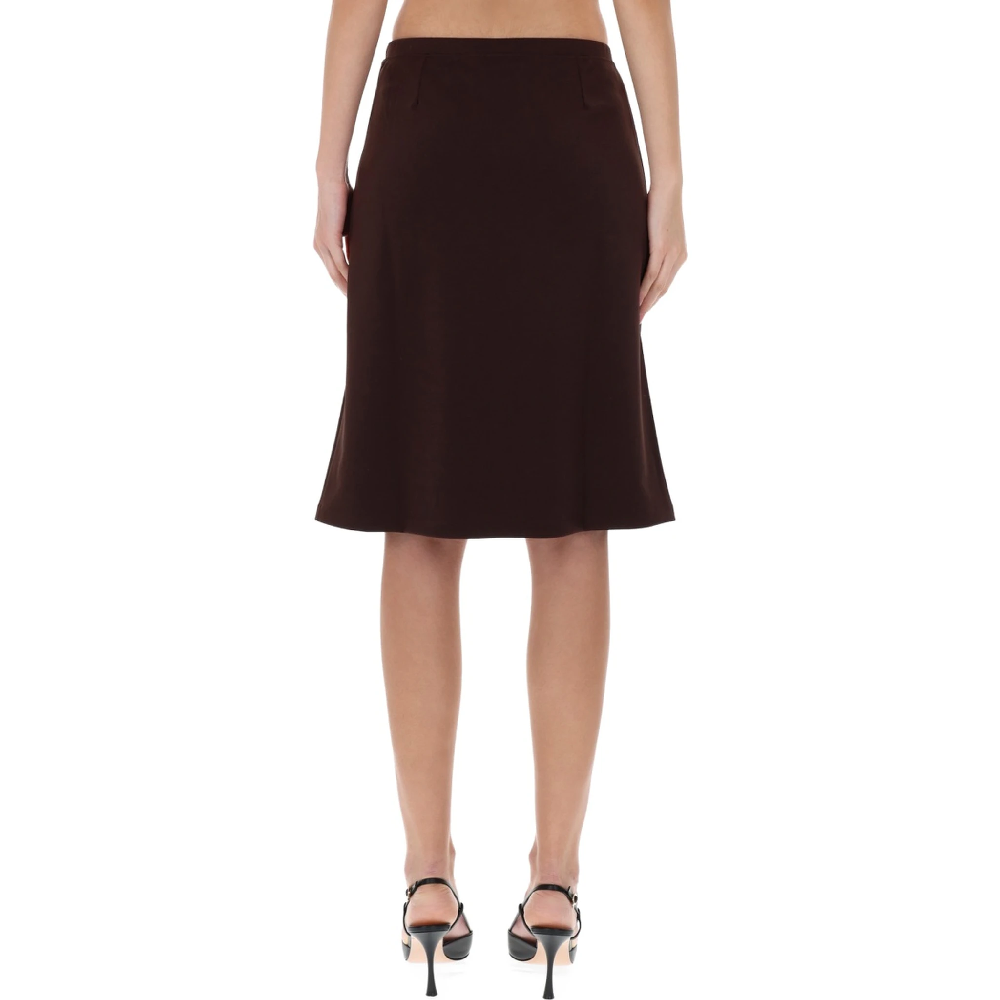 MIDI SKIRT WITH LOGO