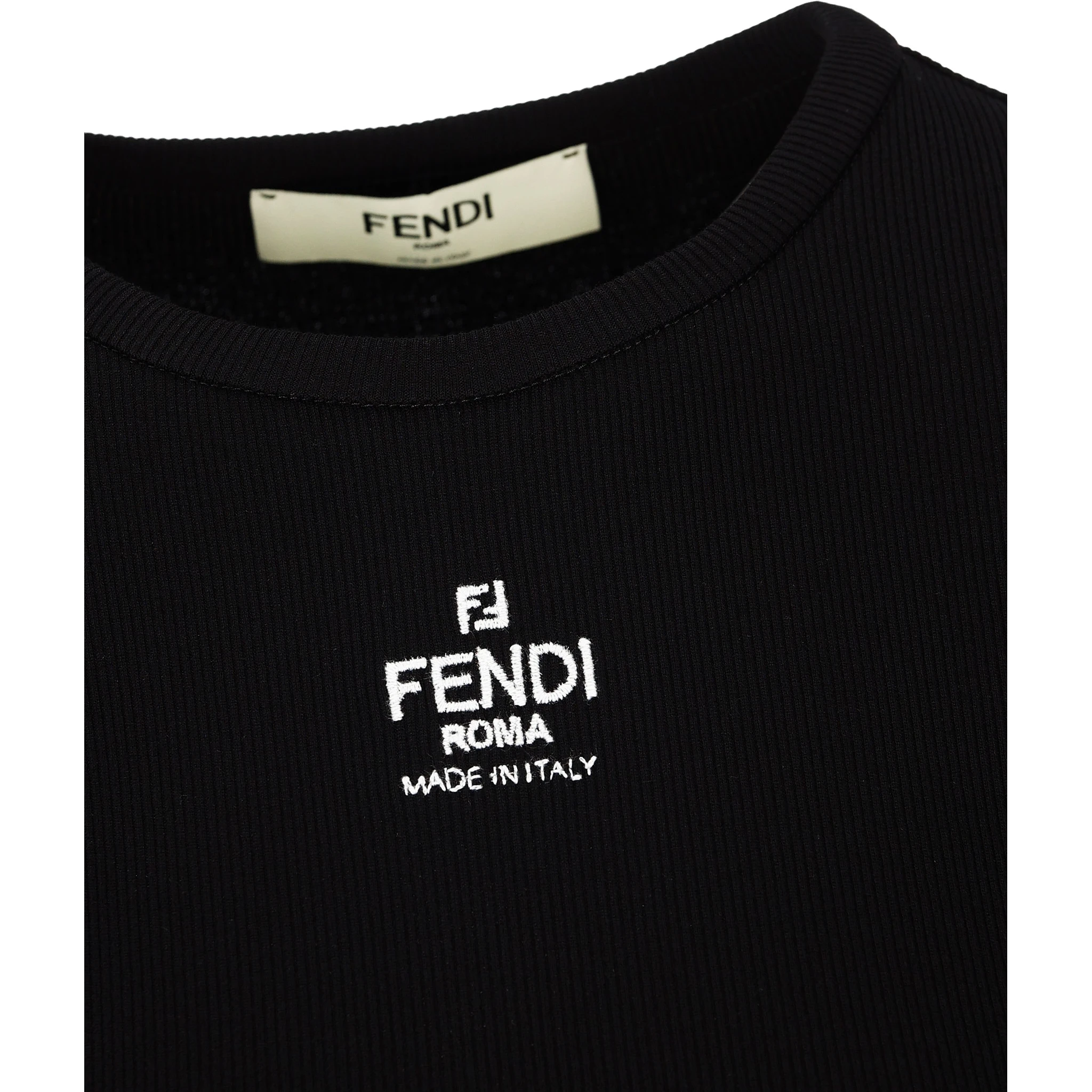 Fendi T-shirts and Polos Black