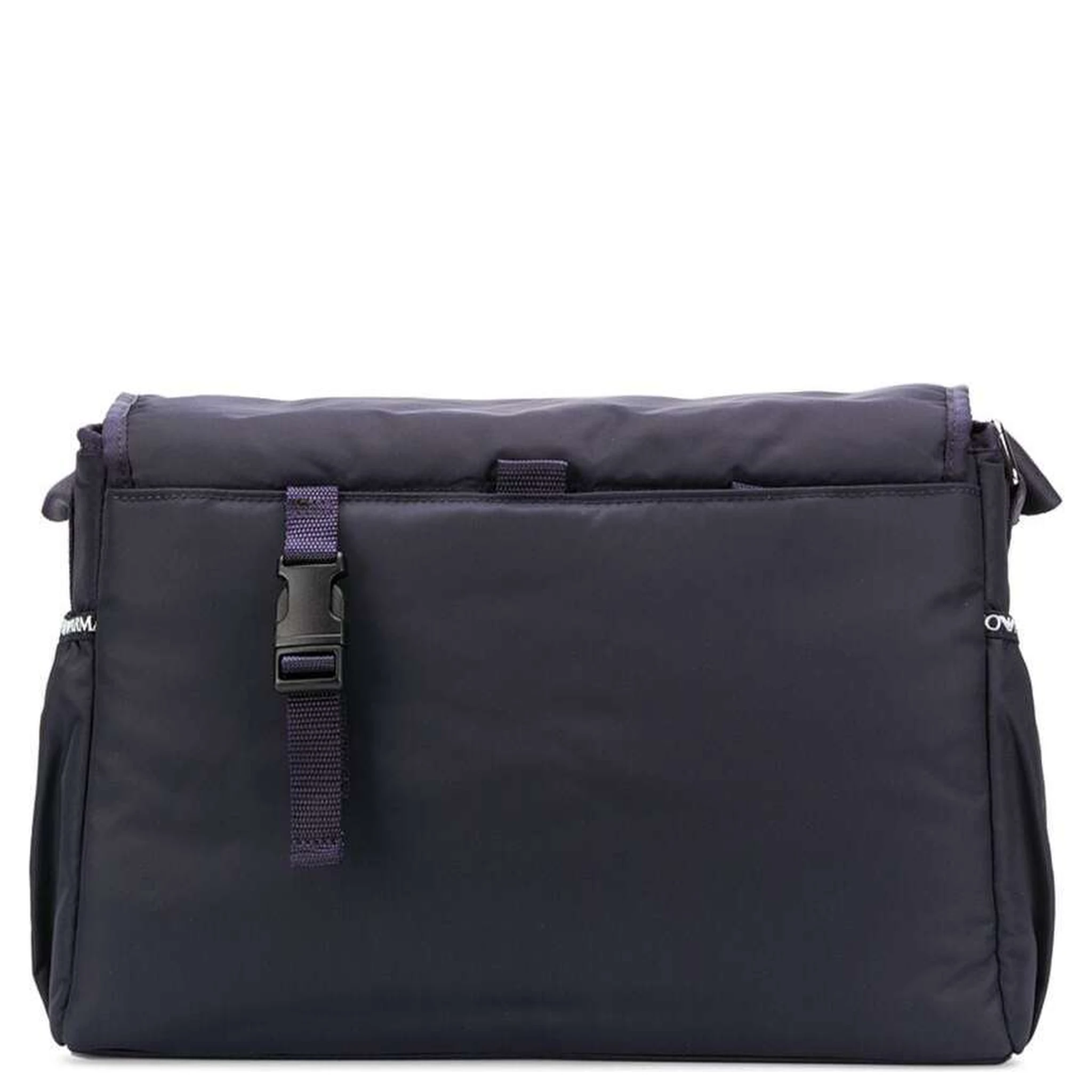 Blue Crossbody Mummy Bag in Nylon Baby