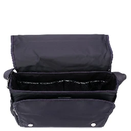 Blue Crossbody Mummy Bag in Nylon Baby