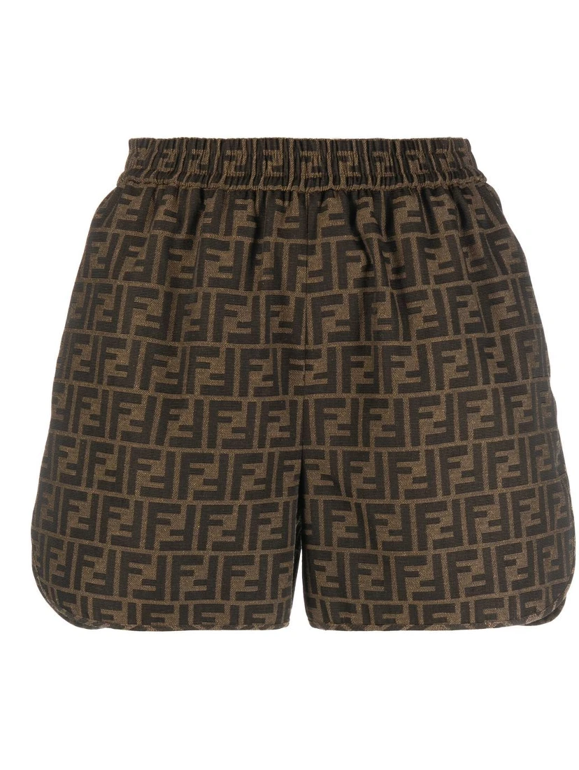 Fendi Shorts Brown