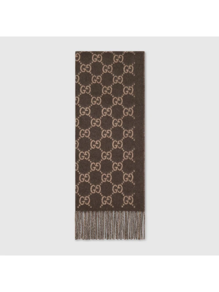 "GG" cashmere scarf