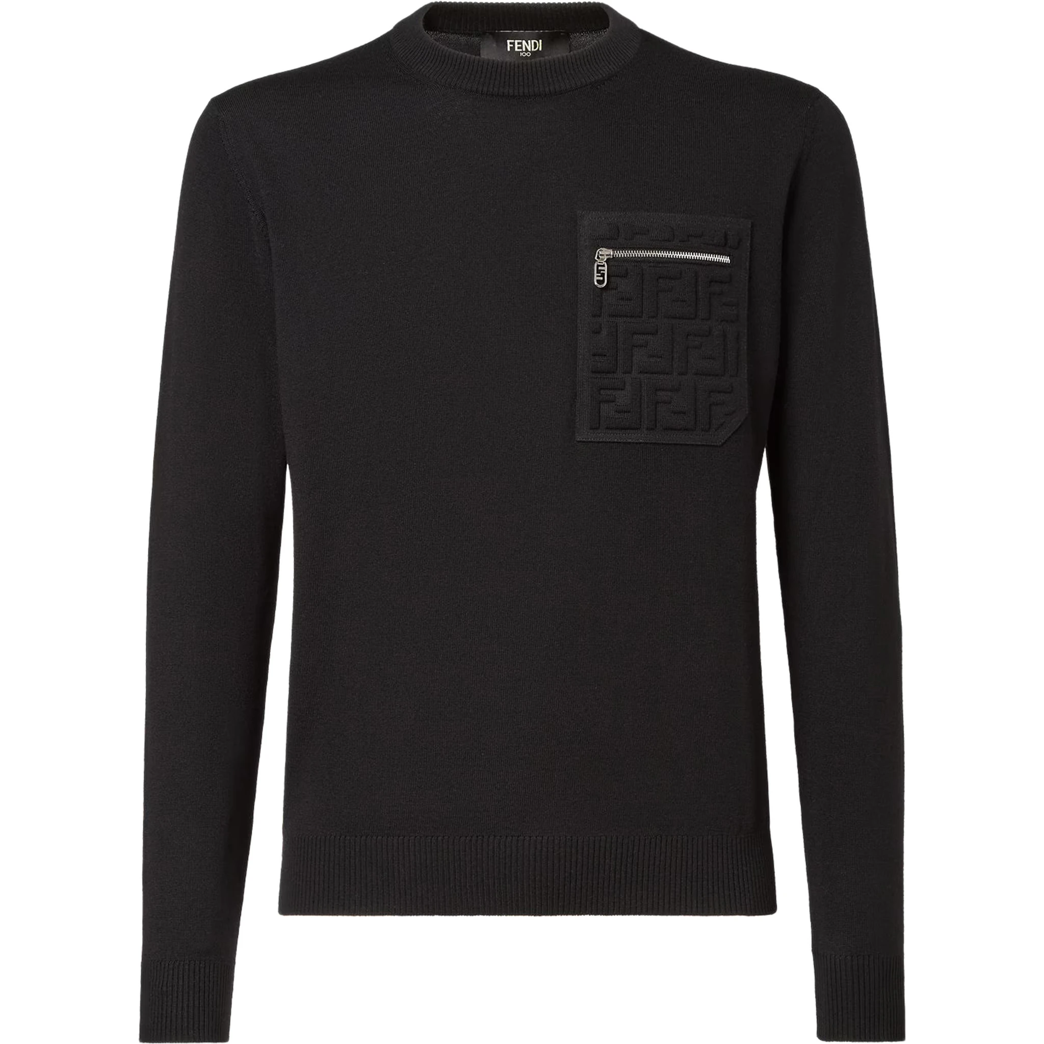 Fendi Sweaters Black