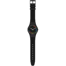 Black Plastic Dress Watch