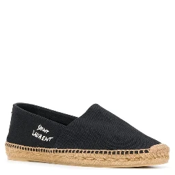 Black Canvas Espadrilles