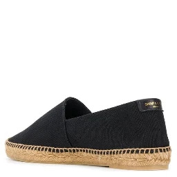 Black Canvas Espadrilles