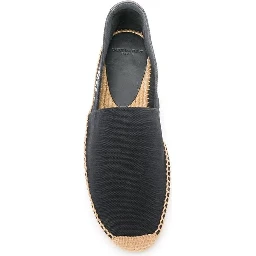 Black Canvas Espadrilles