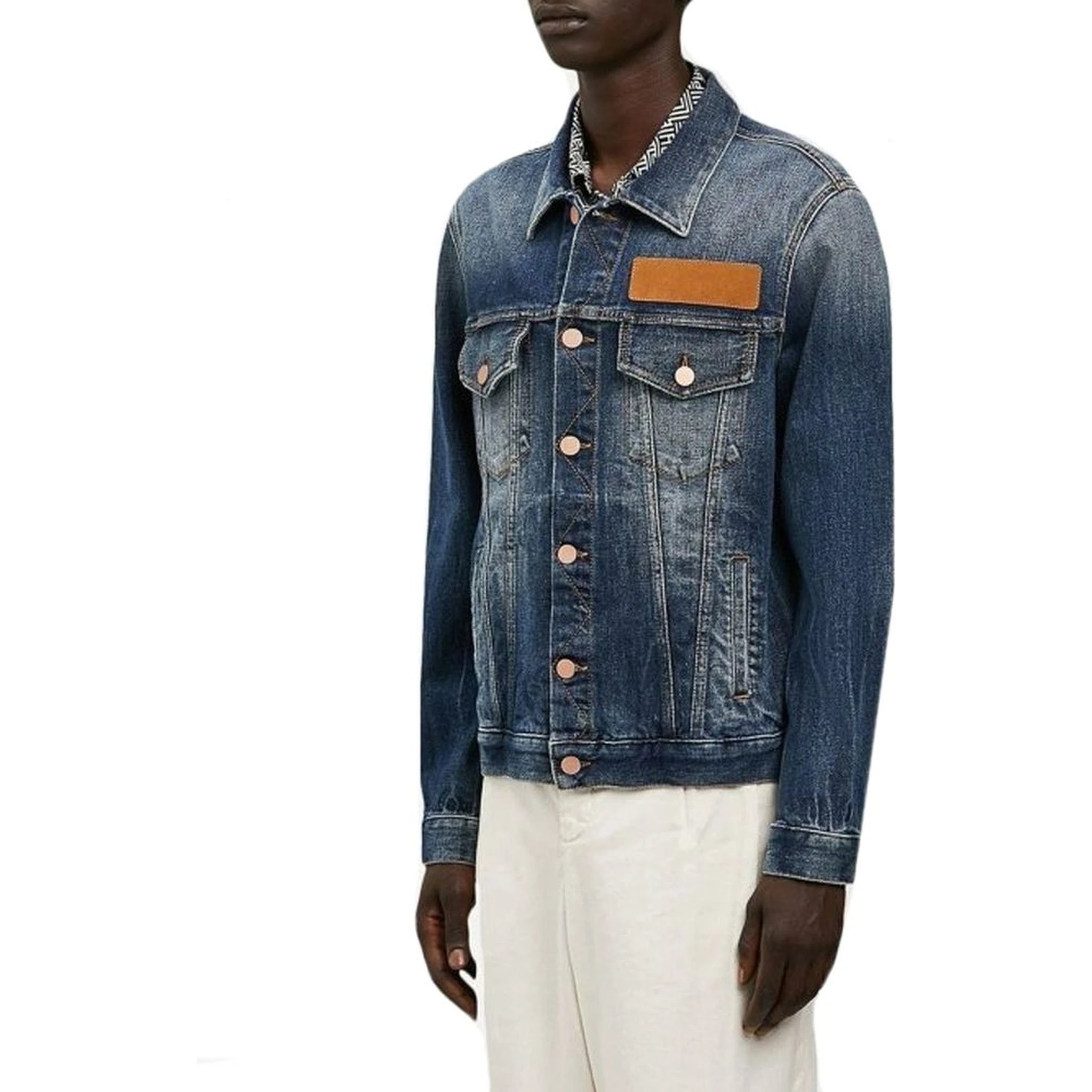 Blue Cotton Denim Jacket