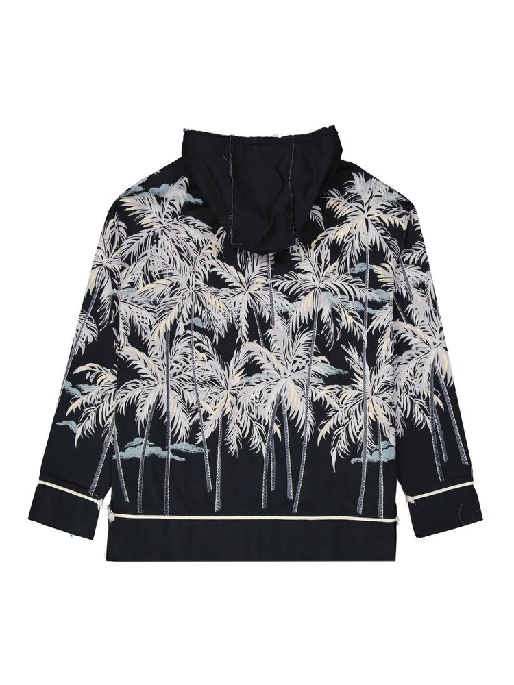 Black Cotton Pattern Shirt alternative