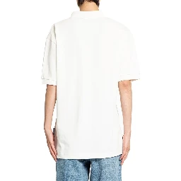 White Cotton Polo Shirt