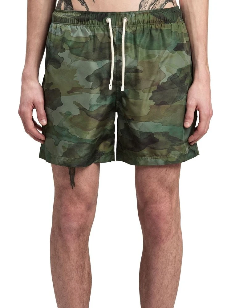 Bicolor Polyester Swim Shorts alternative