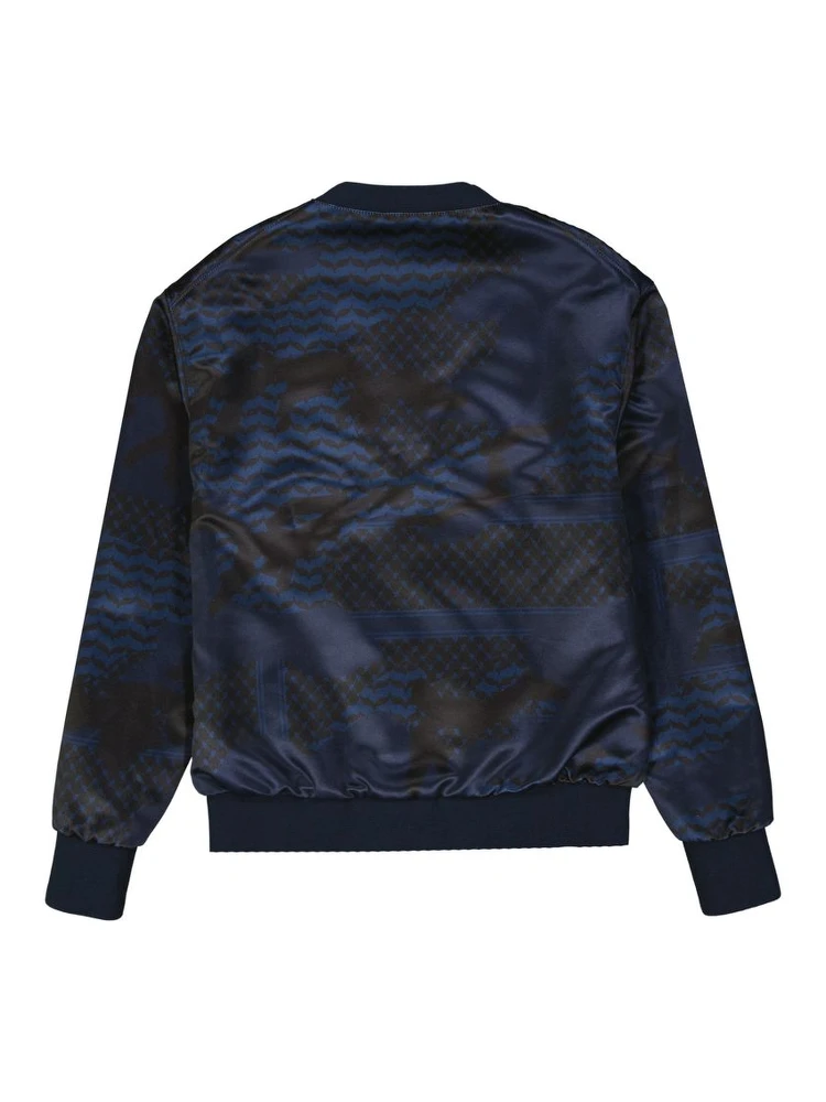 Blue Polyester Bomber alternative