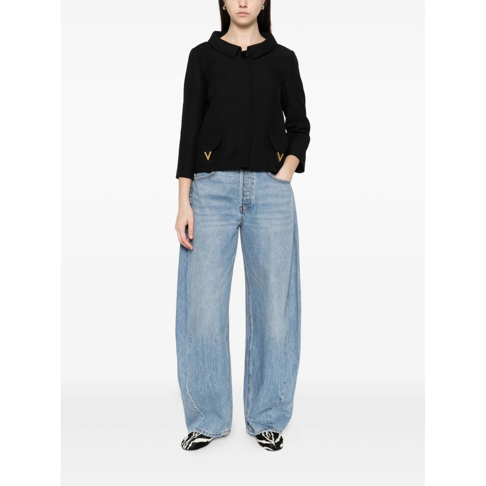 Valentino Jackets Black