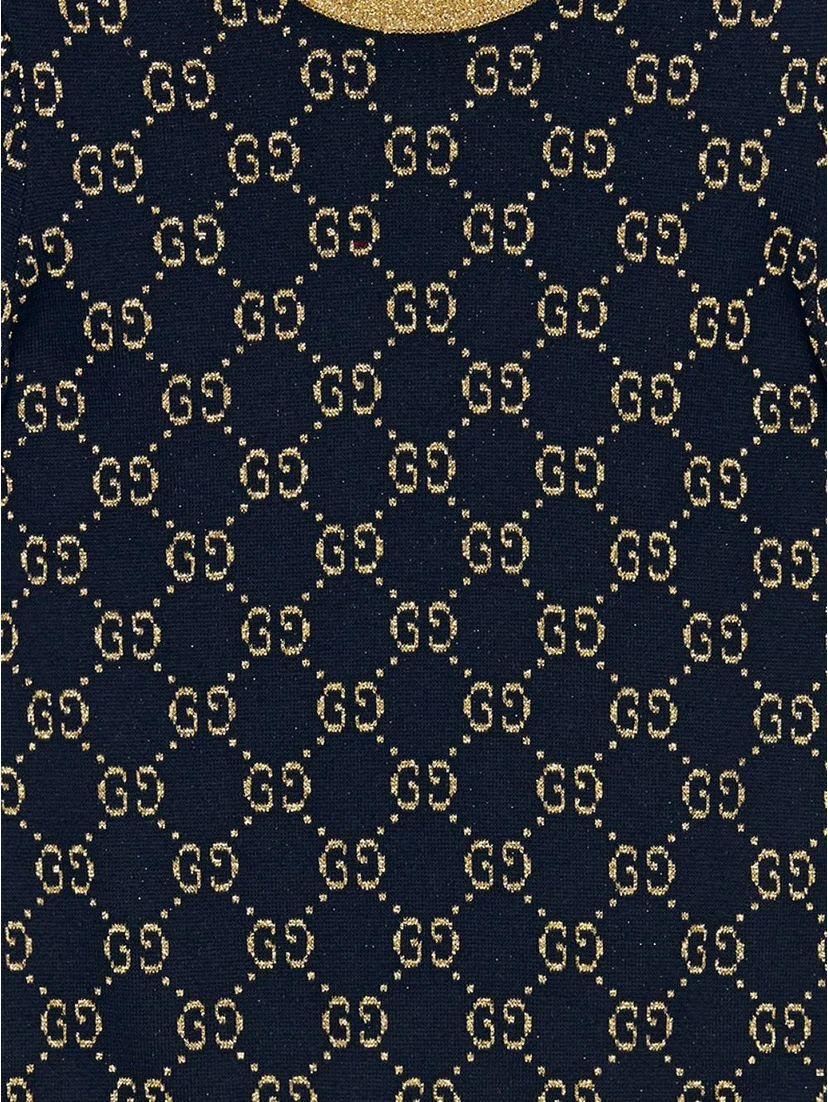 Crewneck knitwear in cotton GG