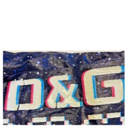 Dark Blue DG Game Print Cotton Jogger Pants