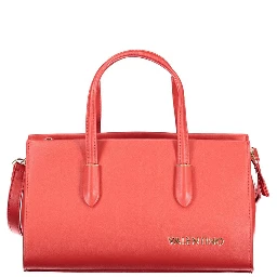 Rosso Poliuretano Women Handbag