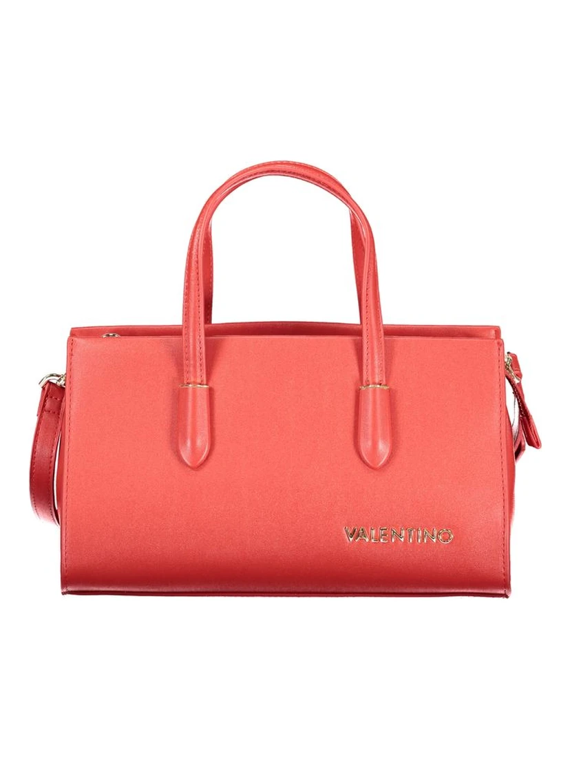 Rosso Poliuretano Women Handbag