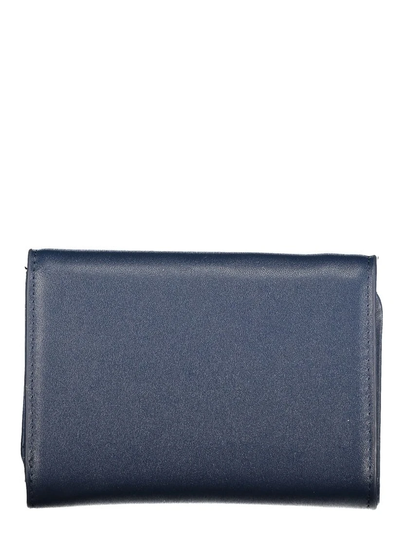 Blu Poliuretano Women Wallet