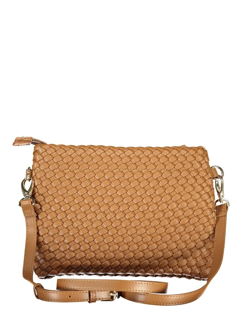 Marrone Poliuretano Womens Shoulder Bag