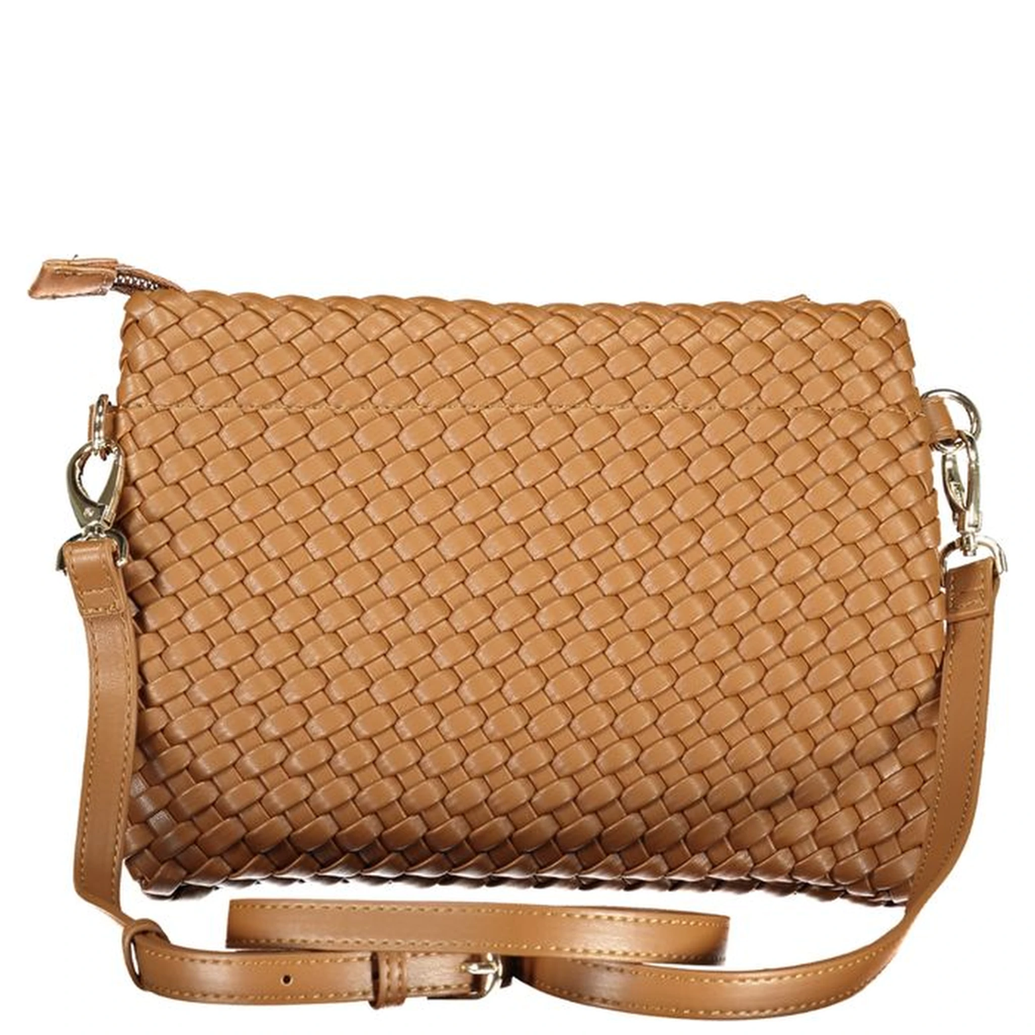 Marrone Poliuretano Womens Shoulder Bag