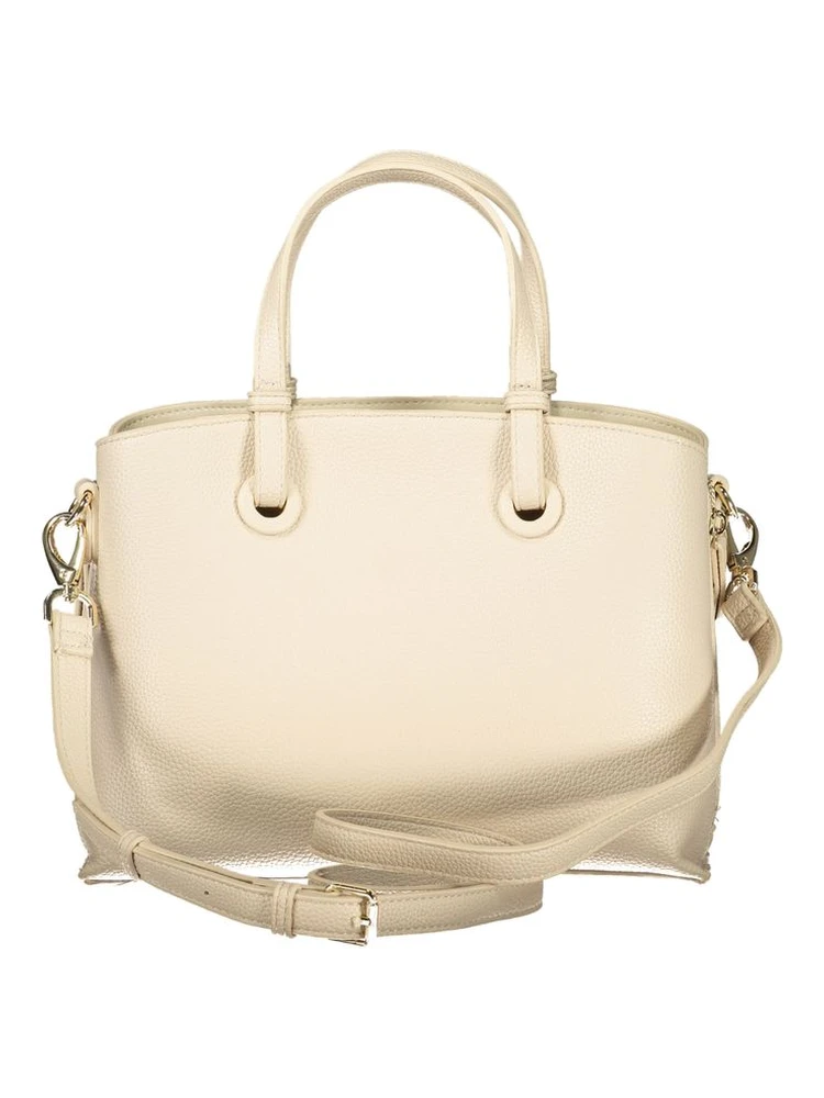 Beige Polyurethane Women Handbag alternative