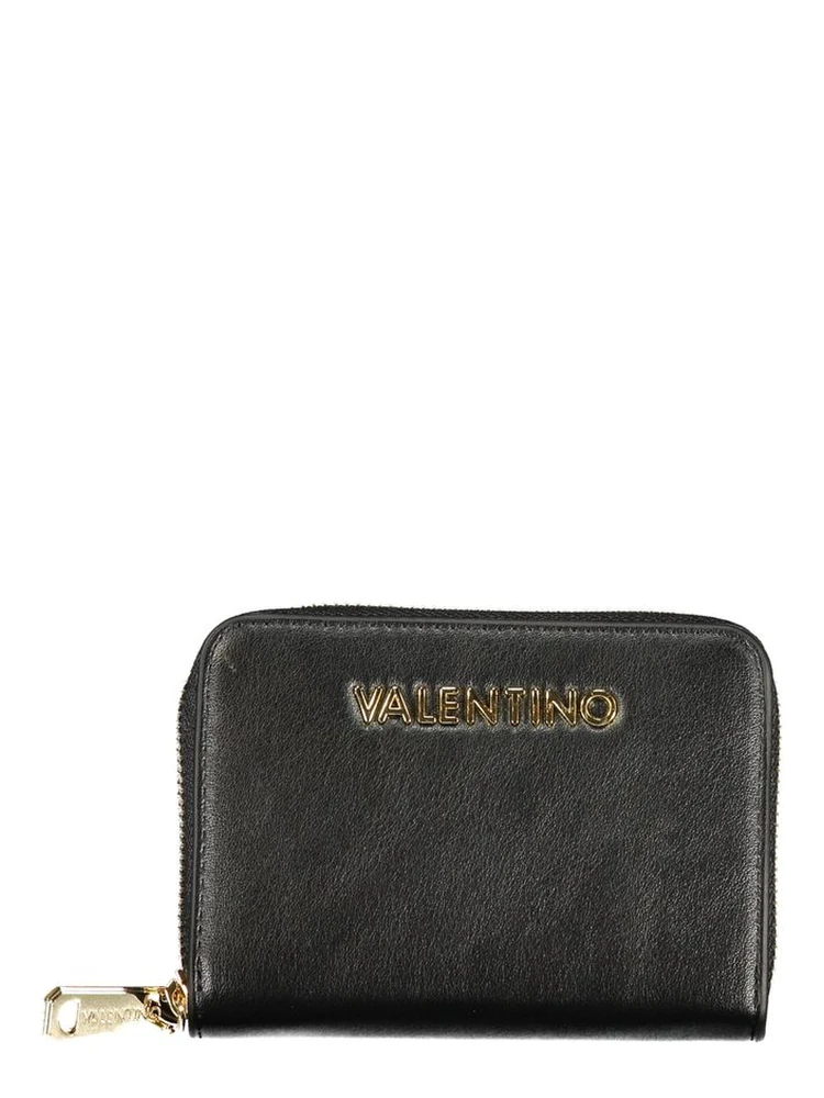 Black Polyurethane Women Wallet