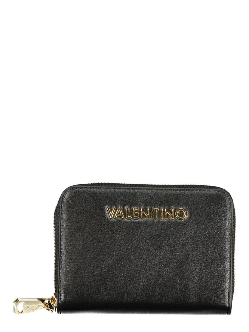 Black Polyurethane Women Wallet