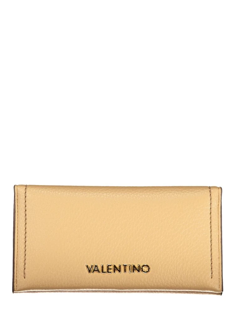 Beige Polyurethane Women Wallet