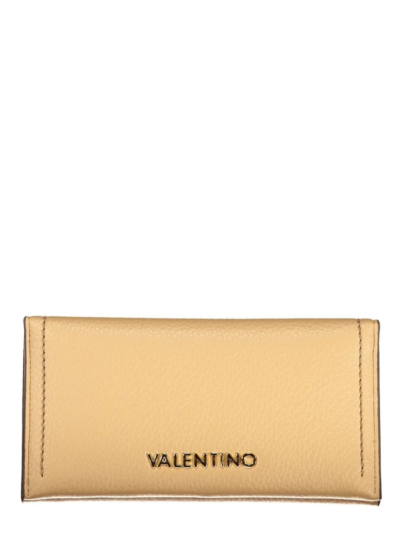Beige Polyurethane Women Wallet