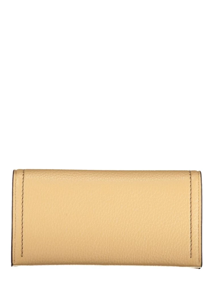 Beige Polyurethane Women Wallet alternative