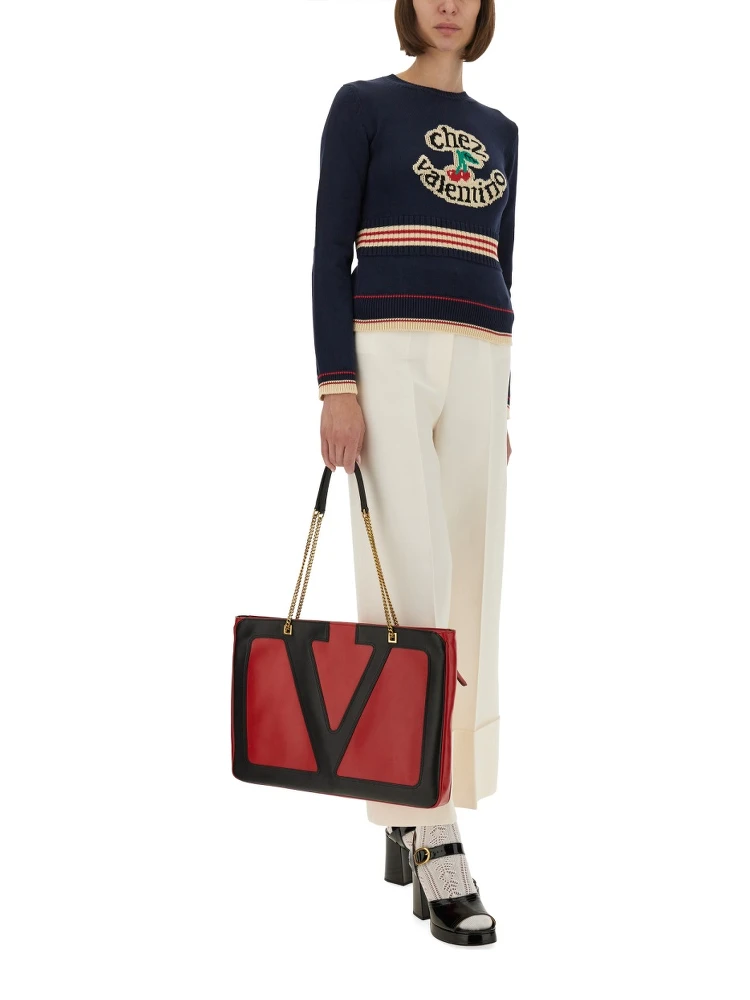 "CHEZ VALENTINO" COTTON SWEATER alternative