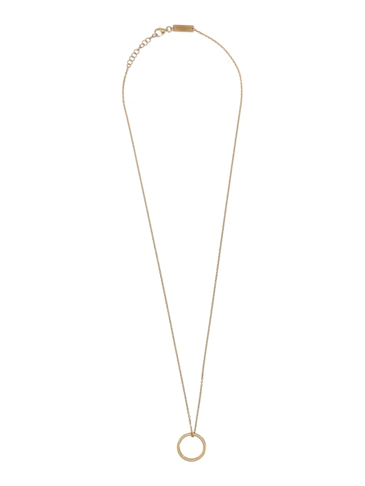 NECKLACE WITH RING PENDANT