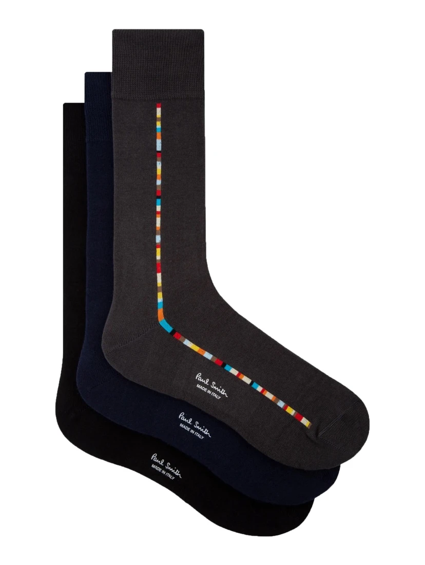 3-PACK SOCKS WITH LOGO