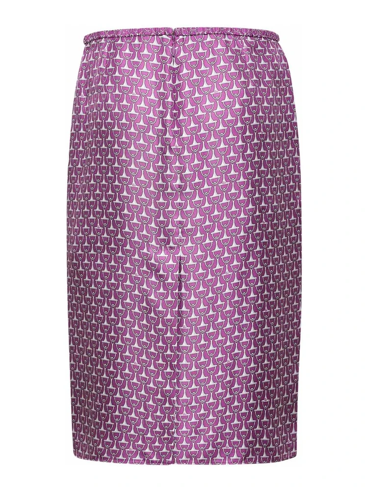 Midi silk skirt alternative