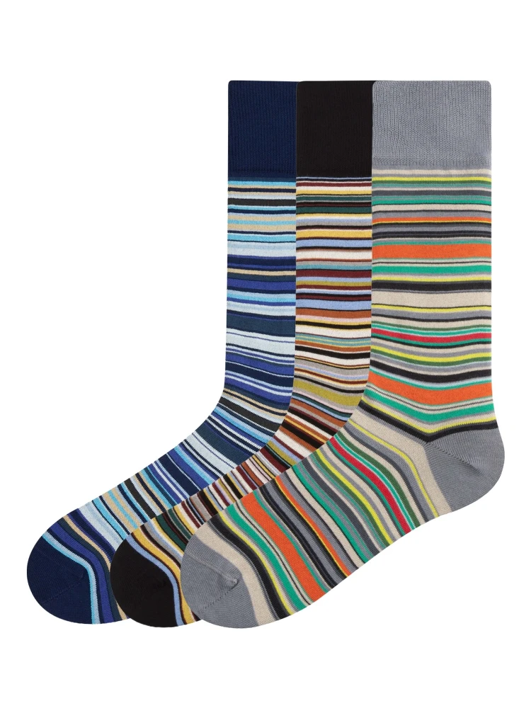 3-PACK STRIPED SOCKS alternative