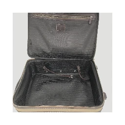 Jacquard Canvas Leather Suitcase